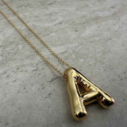 Bubble Letter Necklace
